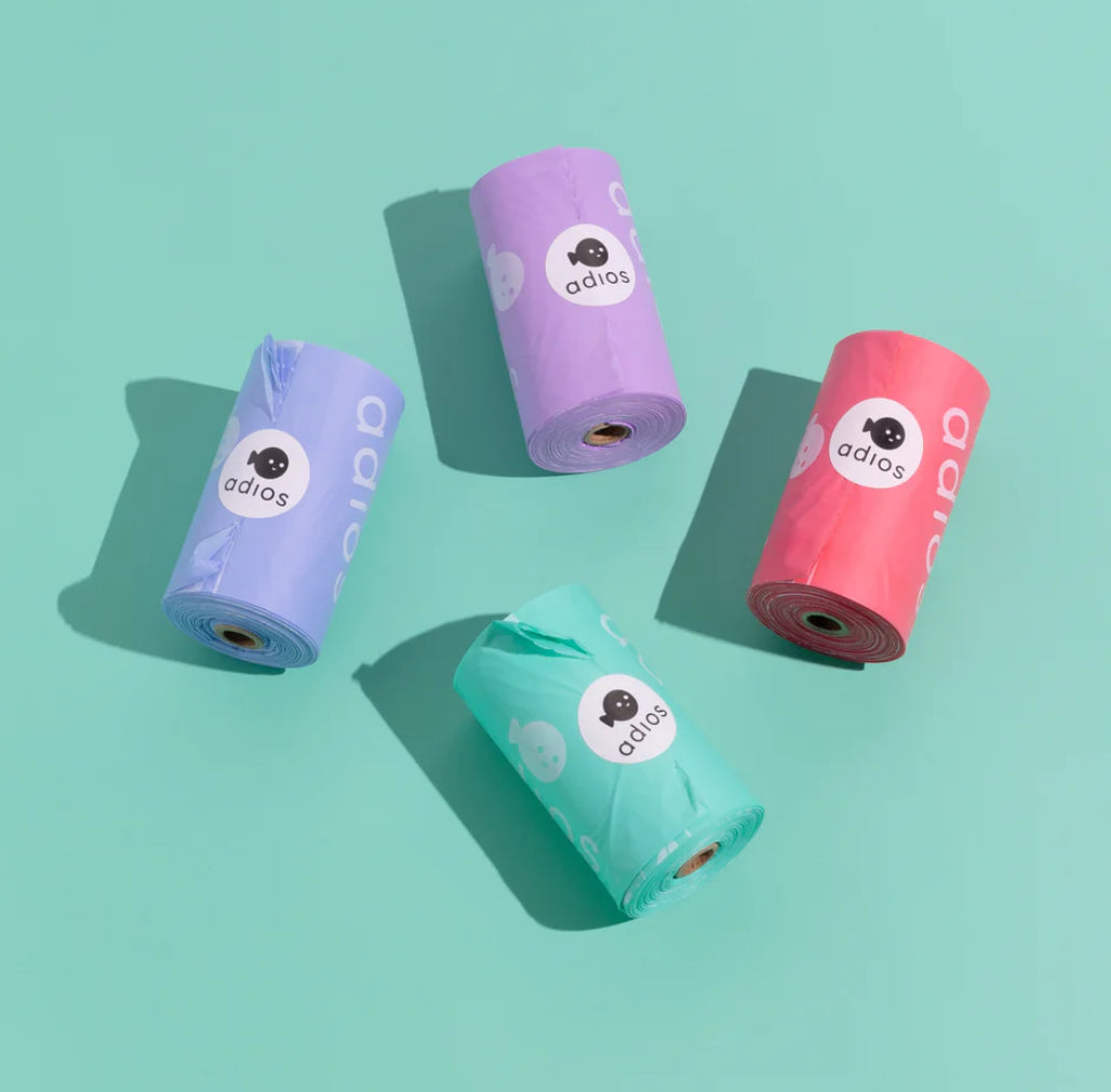 Adios Plastic Compostable Dog Poop Bags