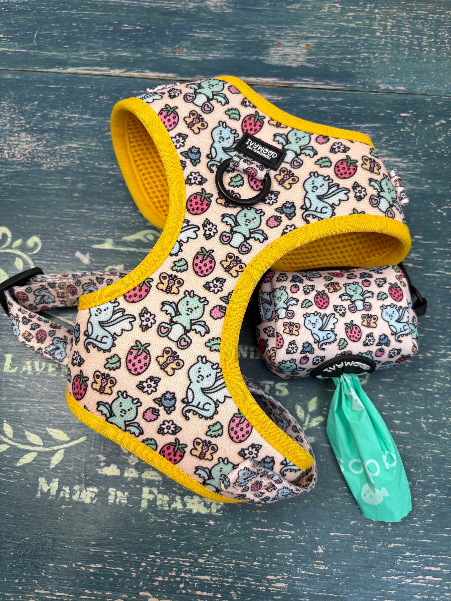 Poop Bag Holder- Dragonberry Dream