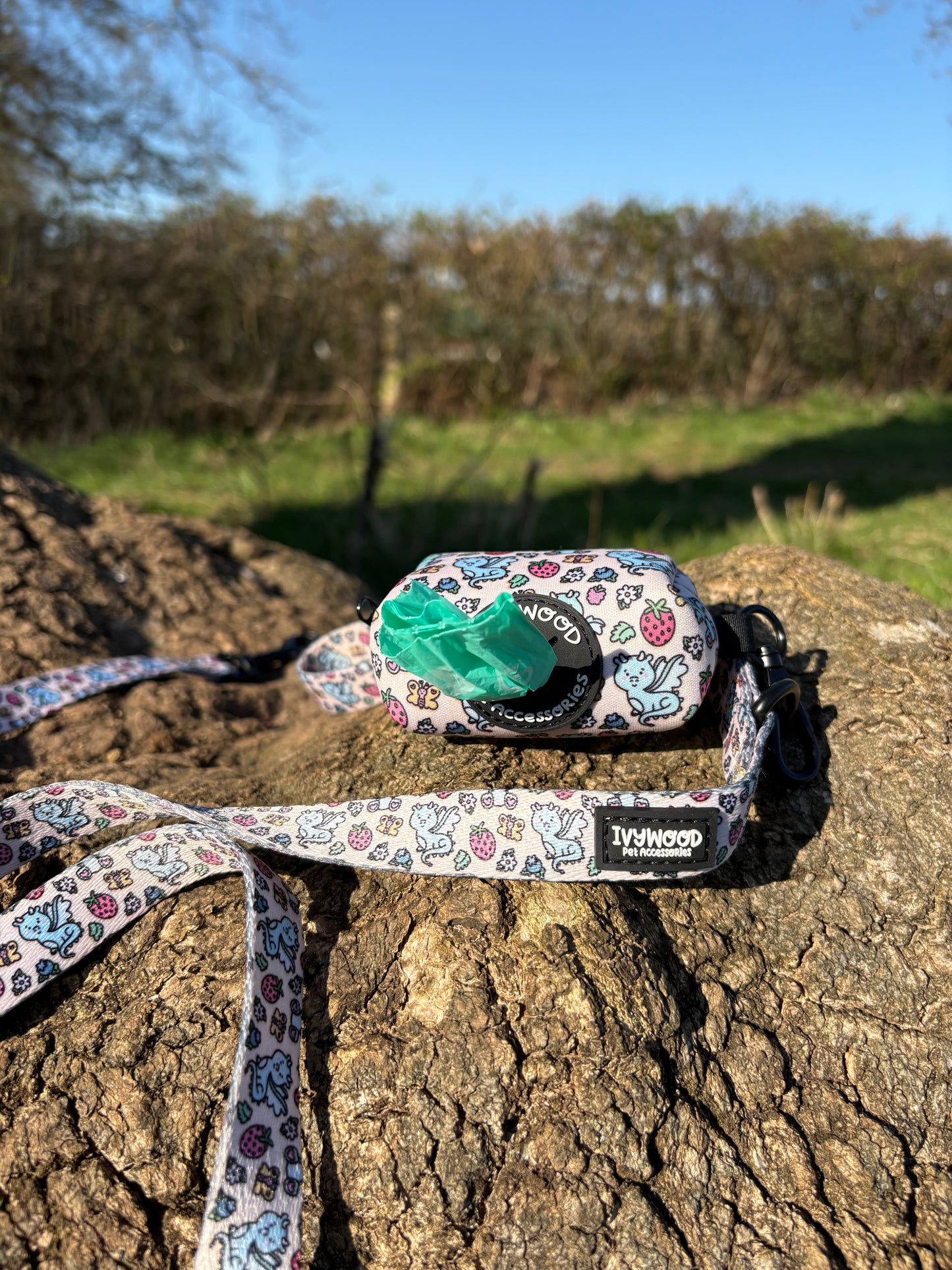 Poop Bag Holder- Dragonberry Dream