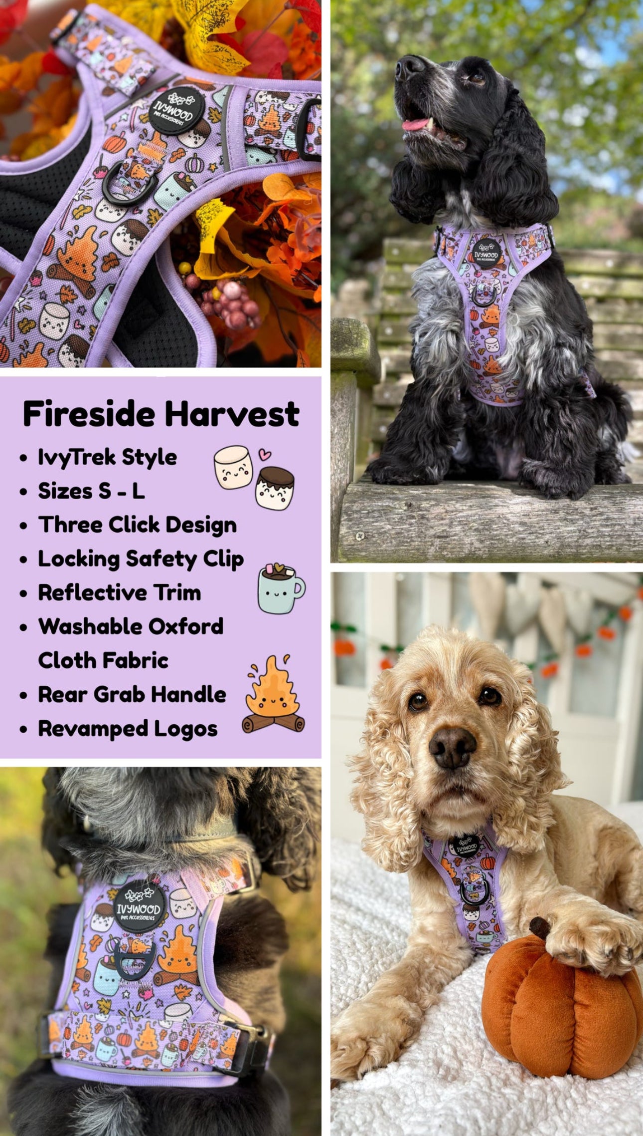 IvyTrek Harness- Fireside Harvest